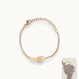 GILDA Baby Footprint Bracelet 18k Gold (Personalized)