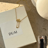 GRETA Photo Silhouette Necklace 18k Gold (Personalized)