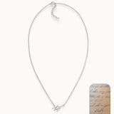 DELIA Handwriting Necklace Silver (Personalized)