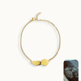 LILY Embryo Bracelet 18k Gold (Personalized)