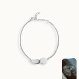 LILY Armband mit personalisiertem Embryo Silber