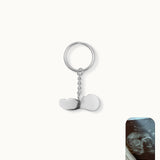 LILY Embryo Keychain Silver (Personalized)