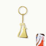 MARA Kids Drawing Keychain 18k Gold (Personalized)