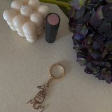 BELLA Kids Writing Keychain Silver (Personalized)